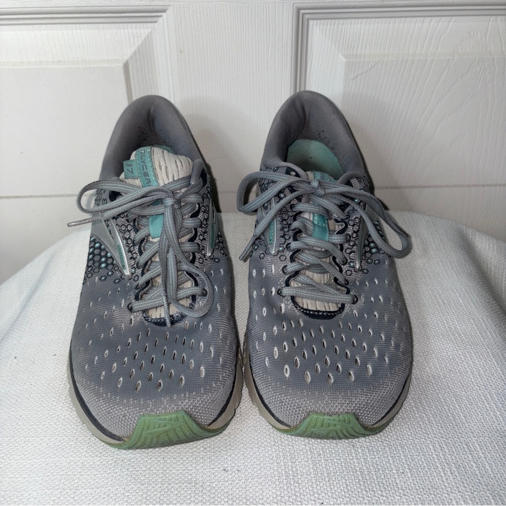 Brooks Gray and Green Women's Athletic Shoes
